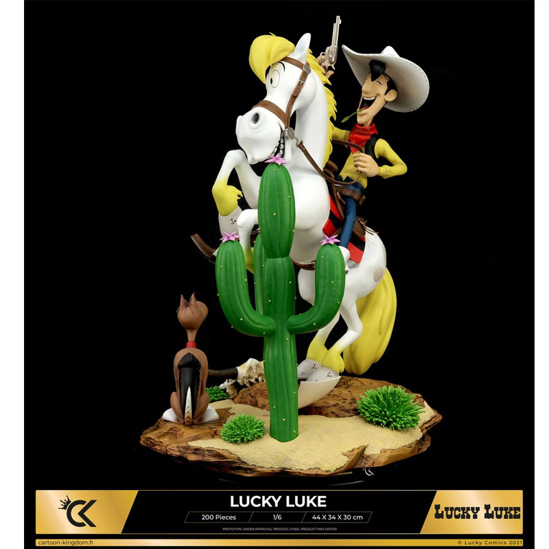 Lucky Luke Statue Resine Limitee 200 Exemplaires